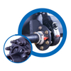 Drum axle